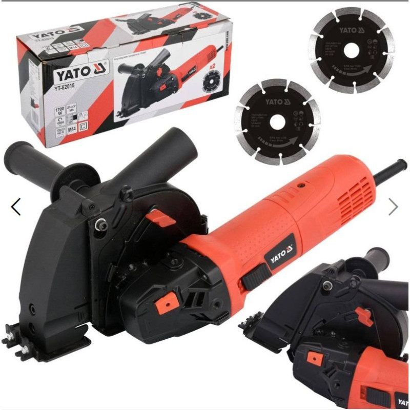 E Bruzdownica 1700W 125 mm  YATO